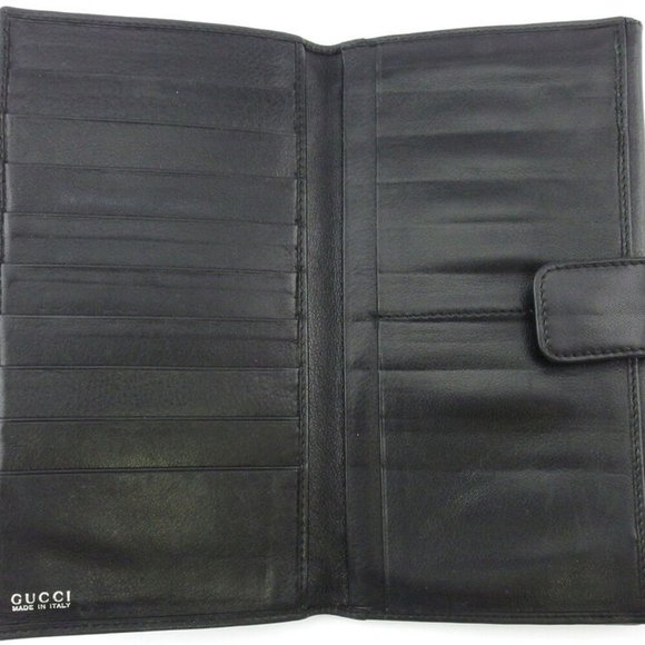 GUCCI wallet hose bit leather Authentic used - Picture 5 of 9